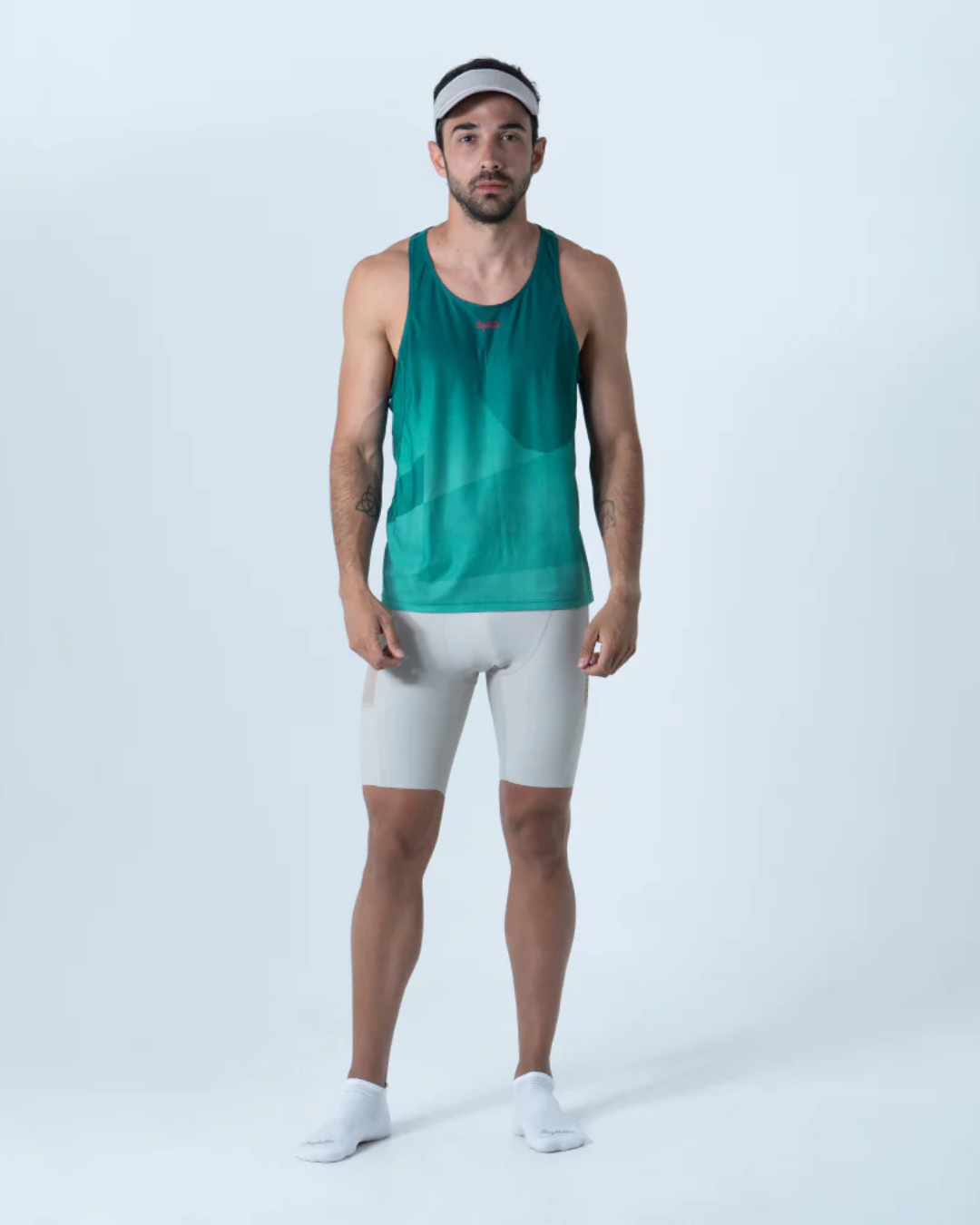 CAMISETA RUNNING SAFETTI PACER VERDE MANGA SISA HOMBRE