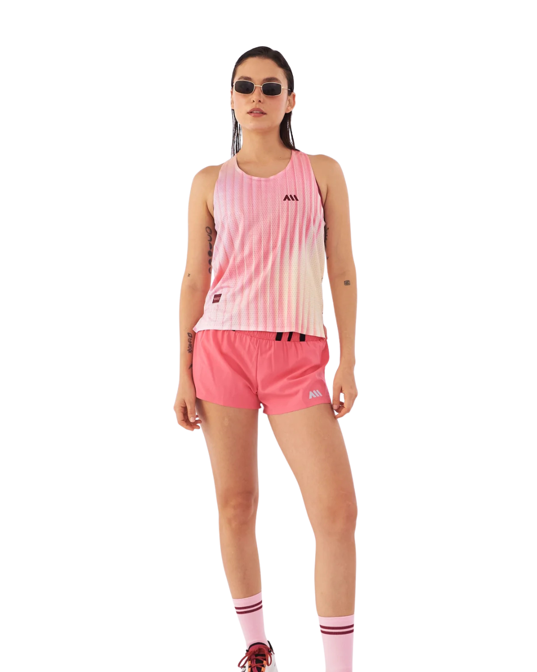 CAMISETA RUNNING ANONYMOUS SPEED VEST BLOOM MANGA SISA DAMA