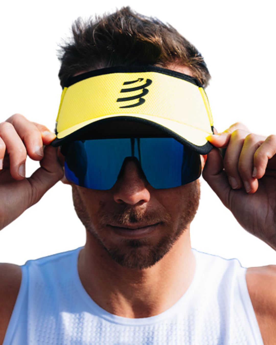 VISERA COMPRESSPORT ULTRALIGHT AMARILLO NEON/NEGRO UNISEX