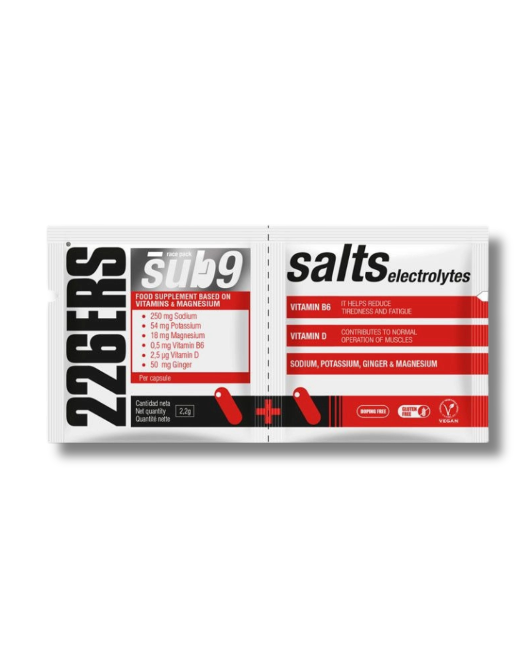 SUB9 SALTS ELECTROLYTES 226ERS - SALES Y ELECTROLITOS - 2 CÁPSULAS