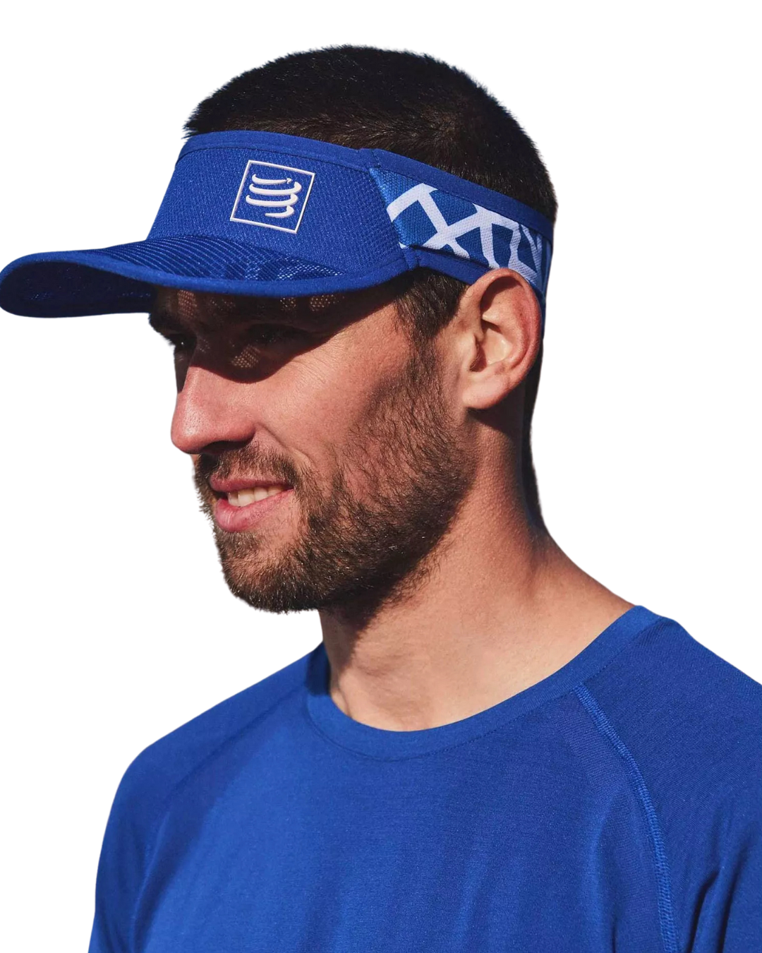 VISERA COMPRESSPORT SPIDERWEB ULTRALIGHT AZUL/BLANCO UNISEX
