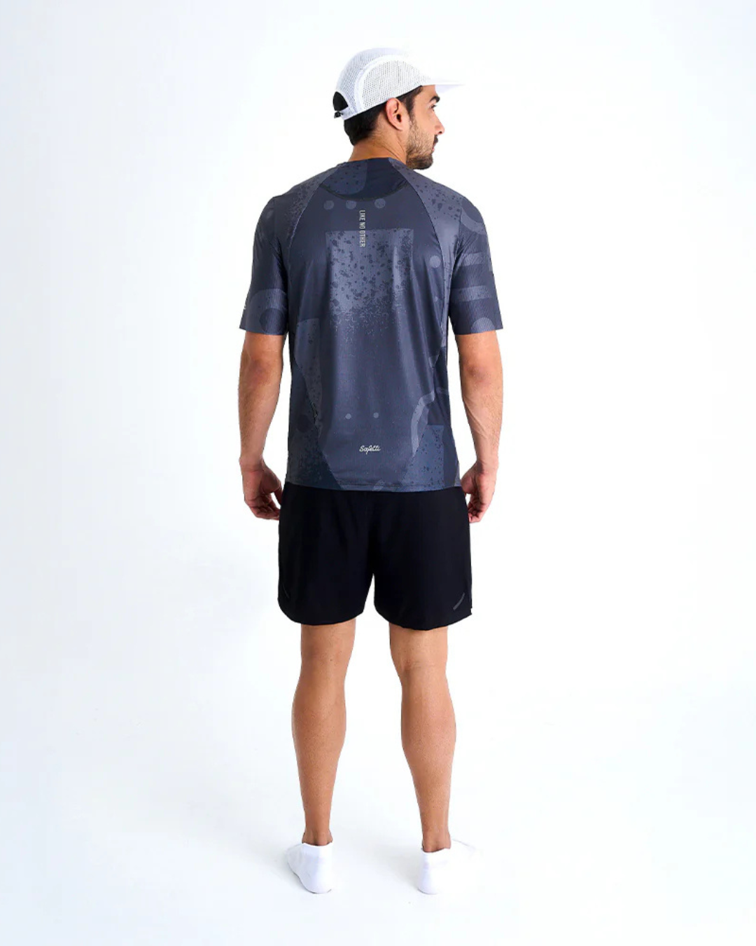 CAMISETA RUNNING/PÁDEL SAFETTI BLUEBERRY COLOMBIA HOMBRE