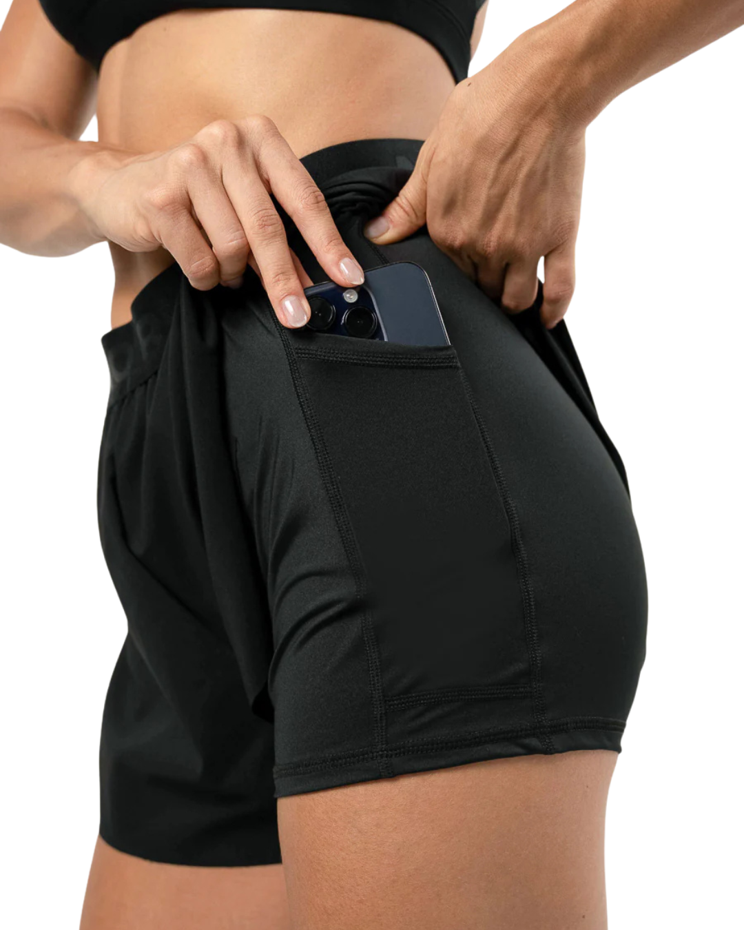 SHORT RUNNING NO RULES PERFORMANCE CON LICRA INTERIOR NEGRO