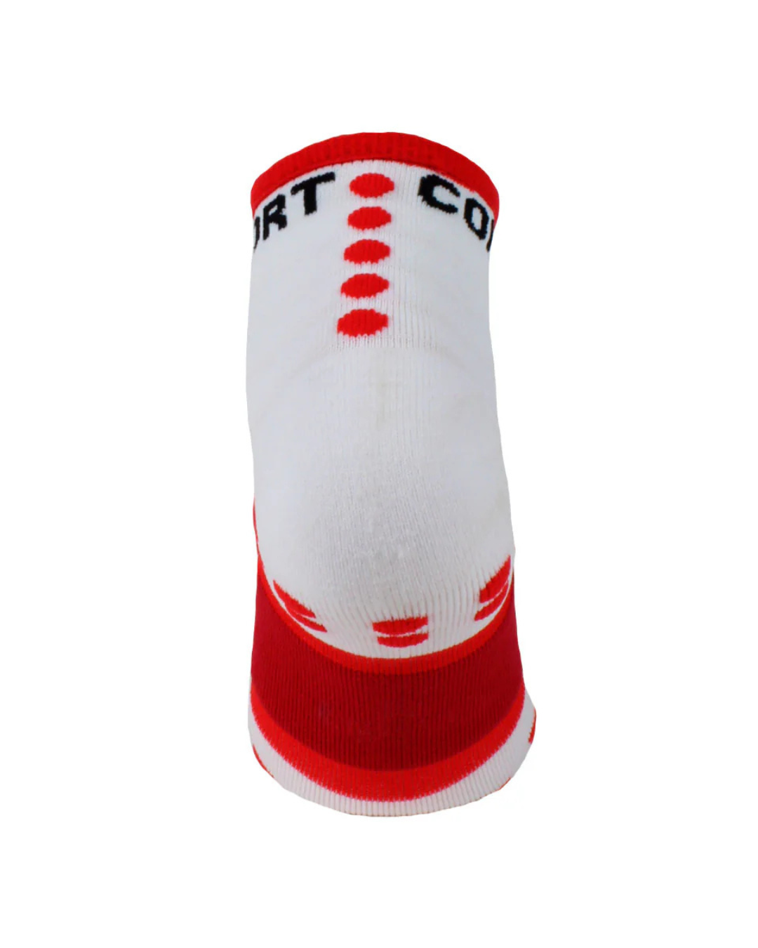 MEDIAS COMPRESSPORT 2 PARES TRAINING SOCKS BLANCO - ROJO UNISEX