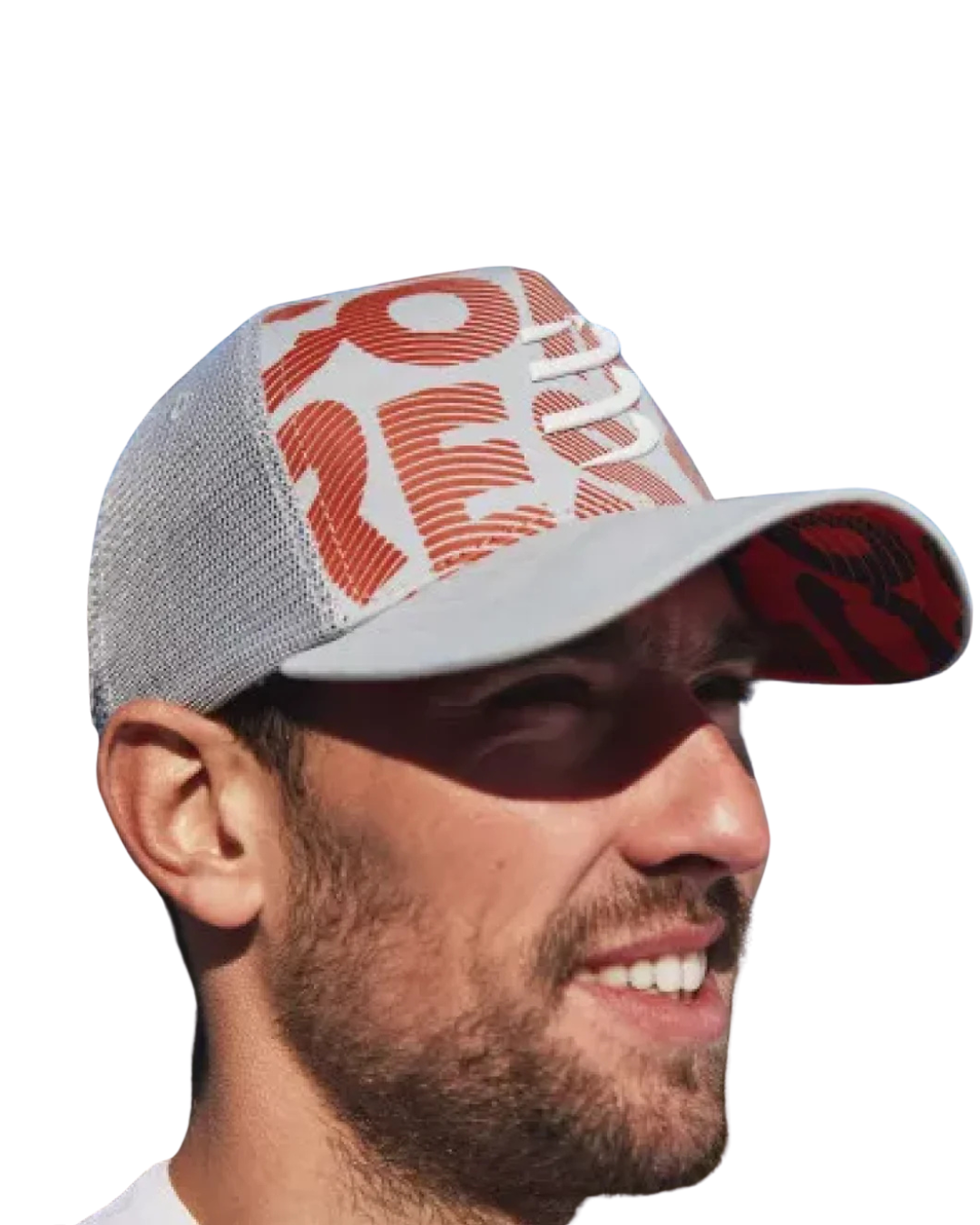 GORRA COMPRESSPORT TRUCKER GRIS/NARANJA UNISEX