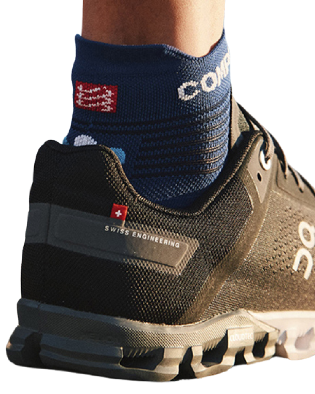 MEDIAS COMPRESSPORT PRO RACING V4.0 RUN LOW – AZUL UNISEX