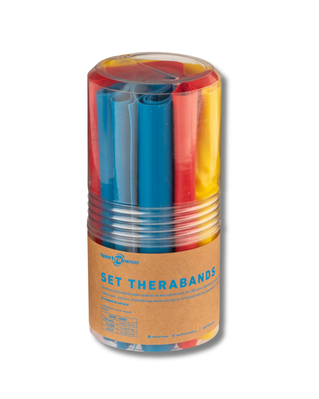 BANDA SPORT FITNESS ELÁSTICA DE LÁTEX EN COLORES