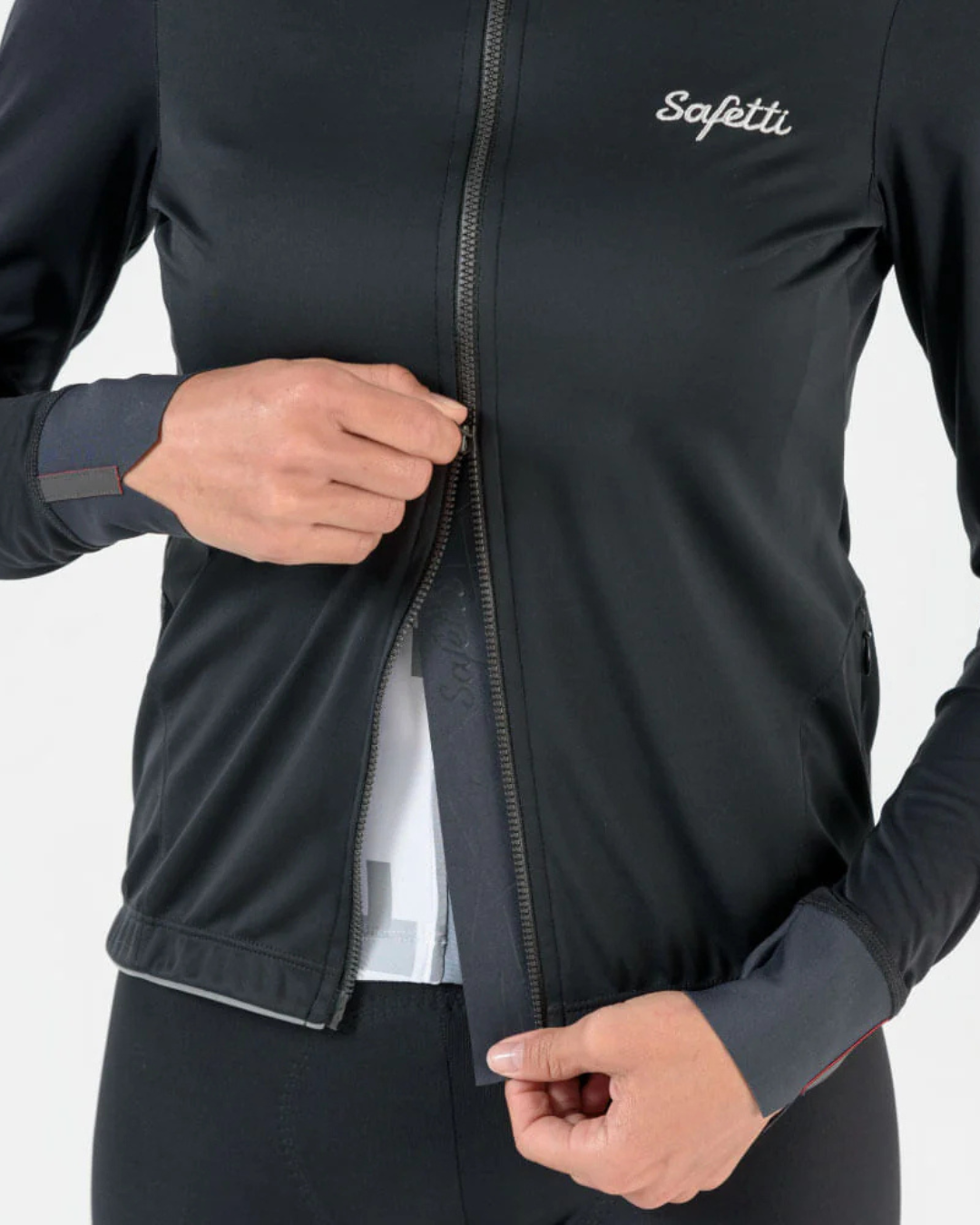 CHAQUETA SAFETTI ALPES TERMICA NEGRA MUJER