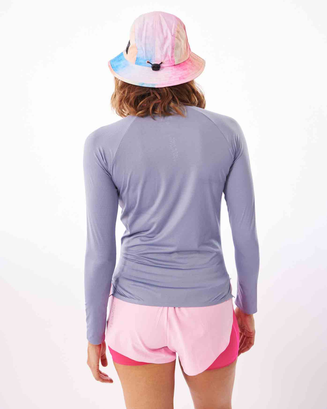 CAMISETA RUNNING ANONYMOUS PERFORMANCE LONG TEE GRIS DAMA