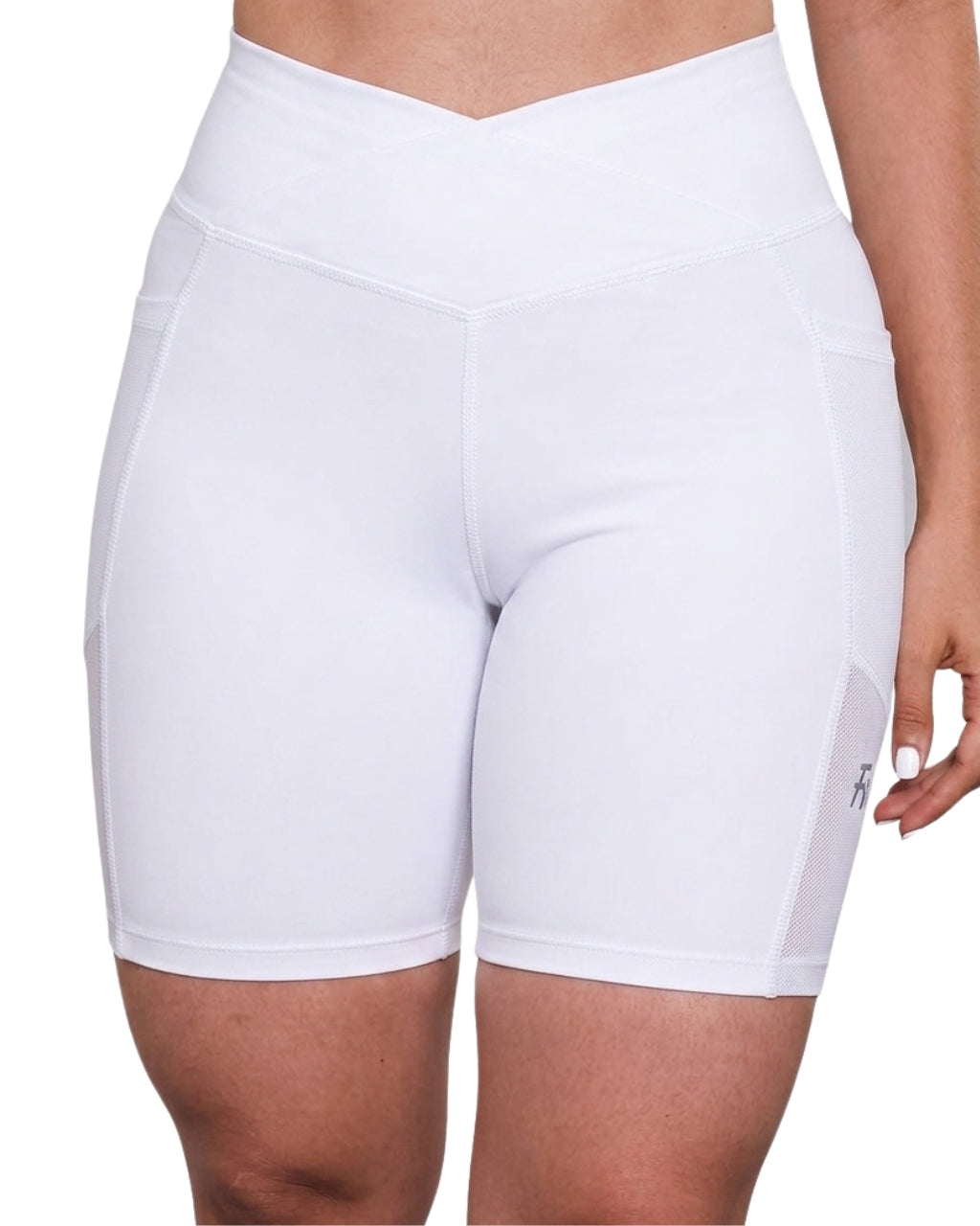 LICRA CORTA RUNNING FRENESI BLANCO DAMA
