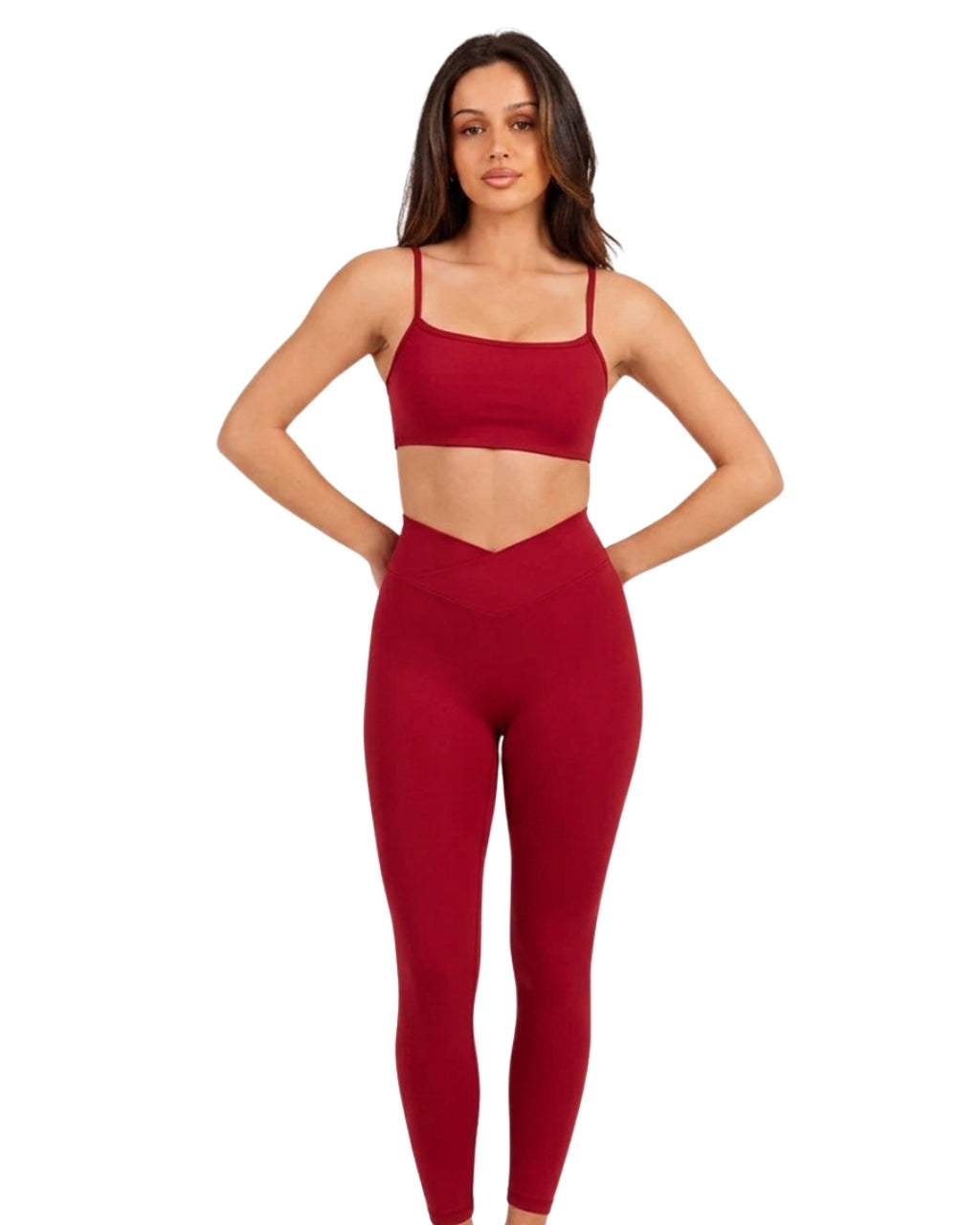 LEGGINS RUNNING EM ROJO DAMA