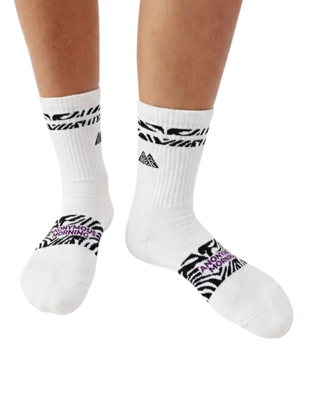MEDIAS ANONYMOUS BLANCO - NEGRO UNISEX