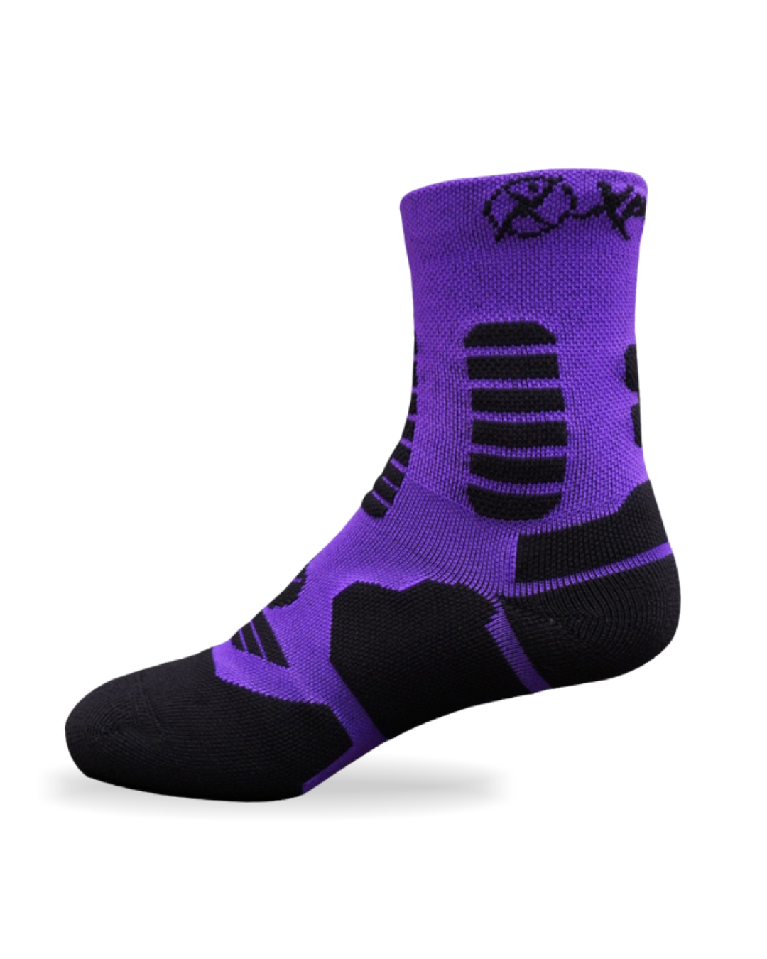 MEDIAS XPEDITION MARATÓN 6”BOT VINO MORADO / NEGRO UNISEX
