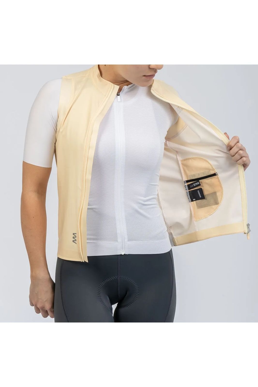 CHALECO CORTAVIENTO MUJER BARRIER YELLOW PIE