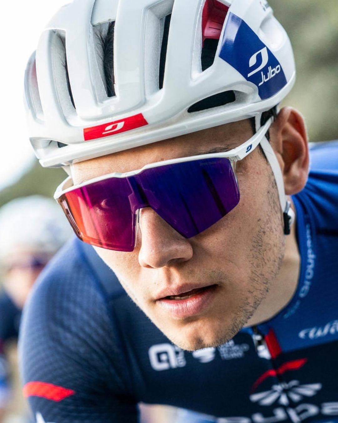GAFAS JULBO EDGE GROUPAMA FDJ BLANCO/AZUL