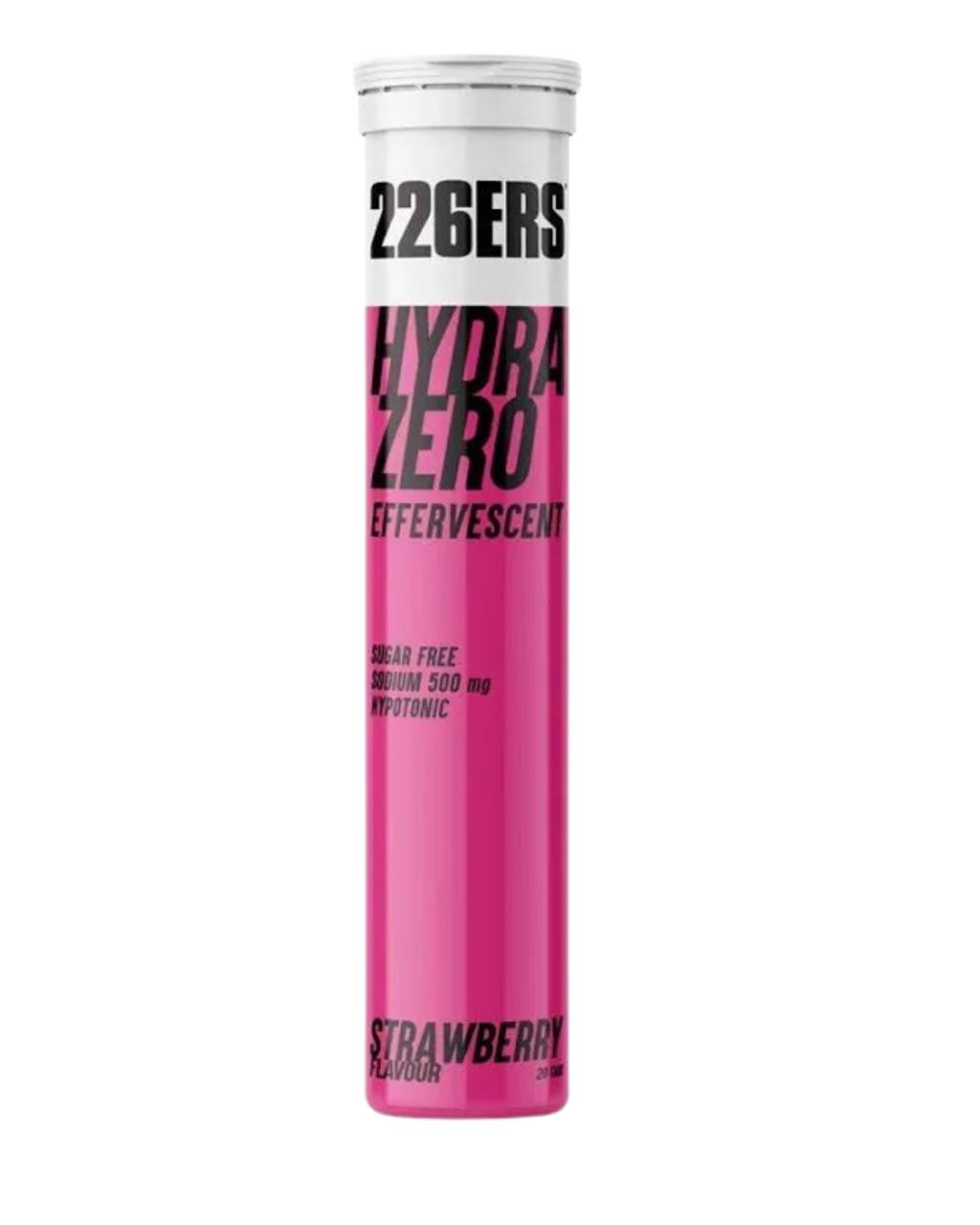 PASTILLAS HYDRAZERO EFFERVESCENT - 20 TABLETAS DE HIDRATACIÓN / FRESA