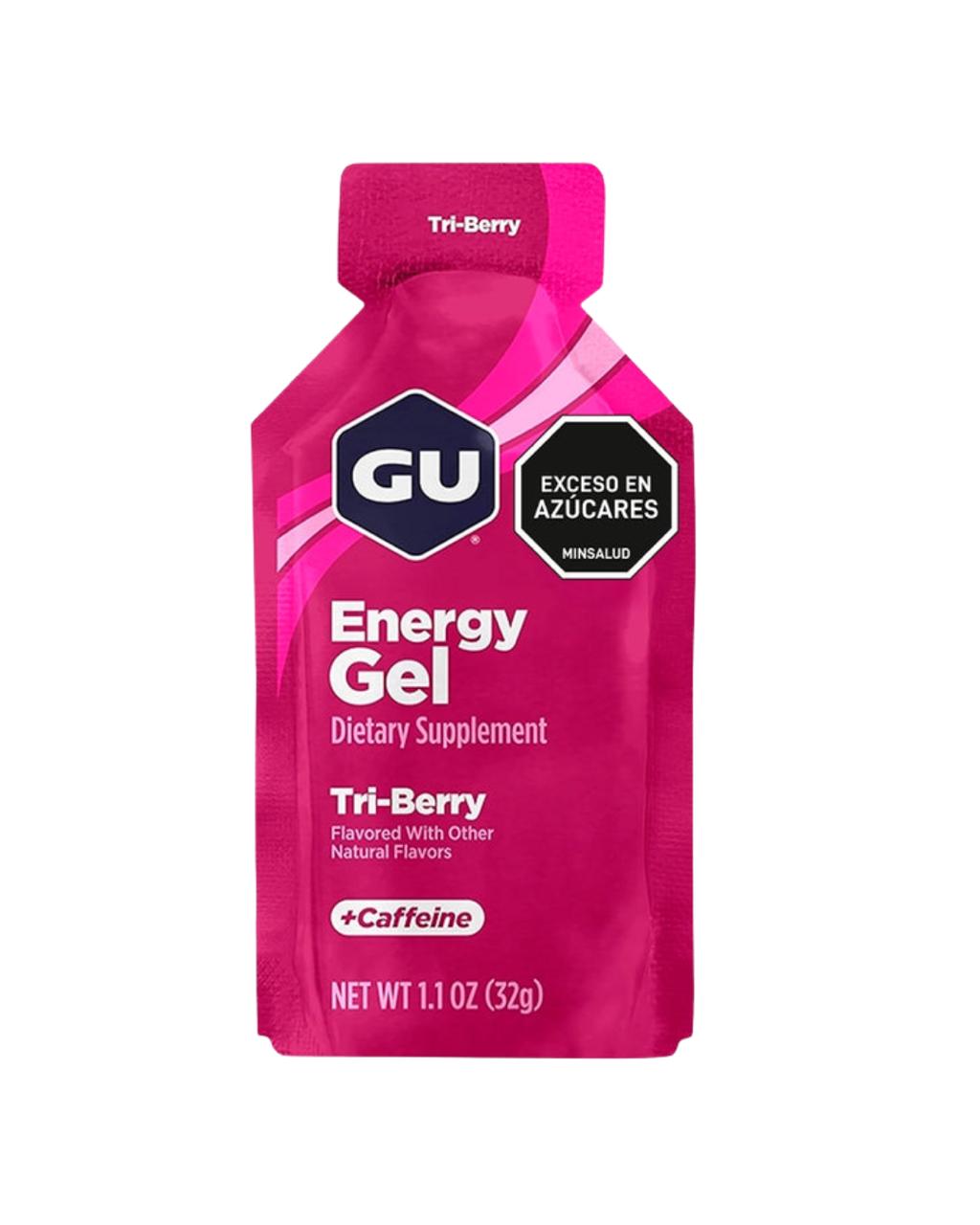 GEL GU TRI- BERRY + CAFEINA