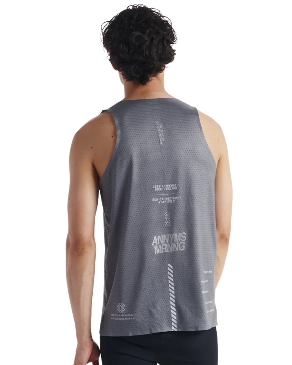 CAMISETA RUNNING ANONYMOUS SPEED VEST INSTINCT MANGA SISA HOMBRE