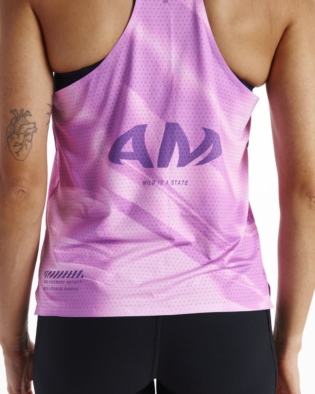 CAMISETA RUNNING ANONYMOUS SPEED VEST WILD MANGA SISA DAMA