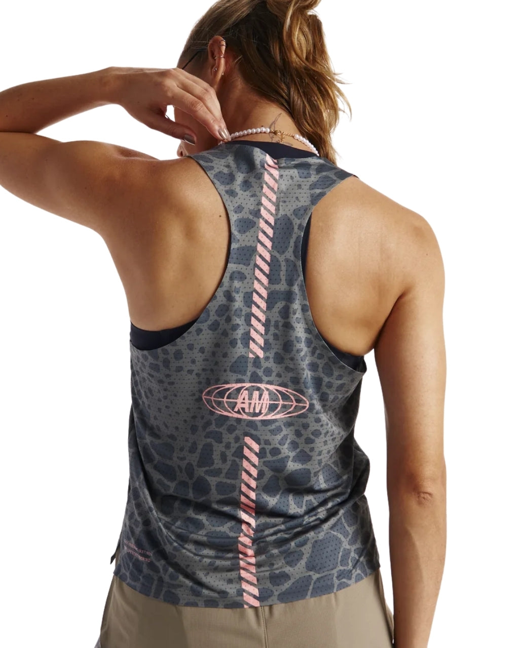CAMISETA RUNNING ANONYMOUS SPEED VEST SNAKE MANGA SISA DAMA