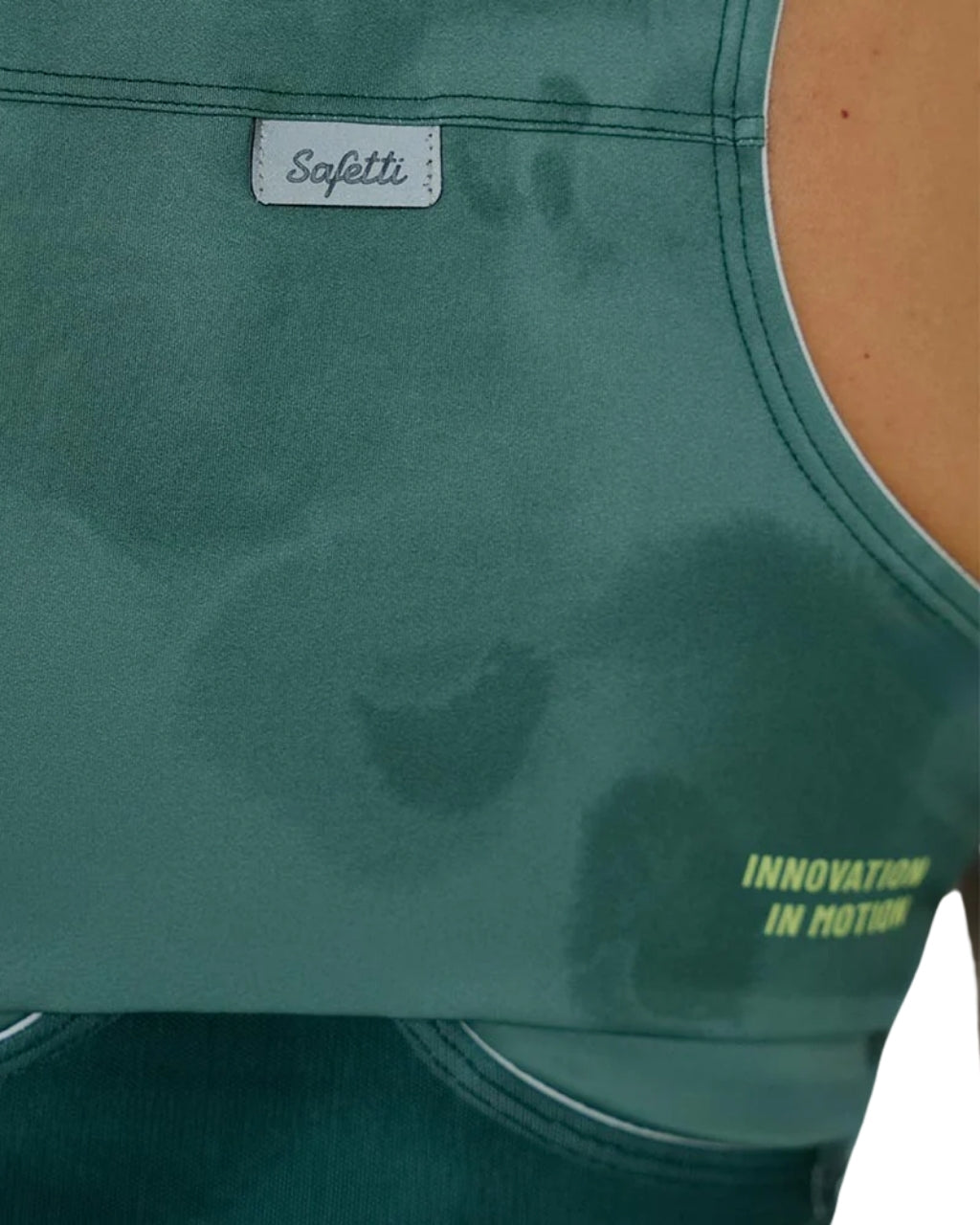TOP RUNNING/PADEL SAFETTI POCKET DESERT OLIVA DAMA