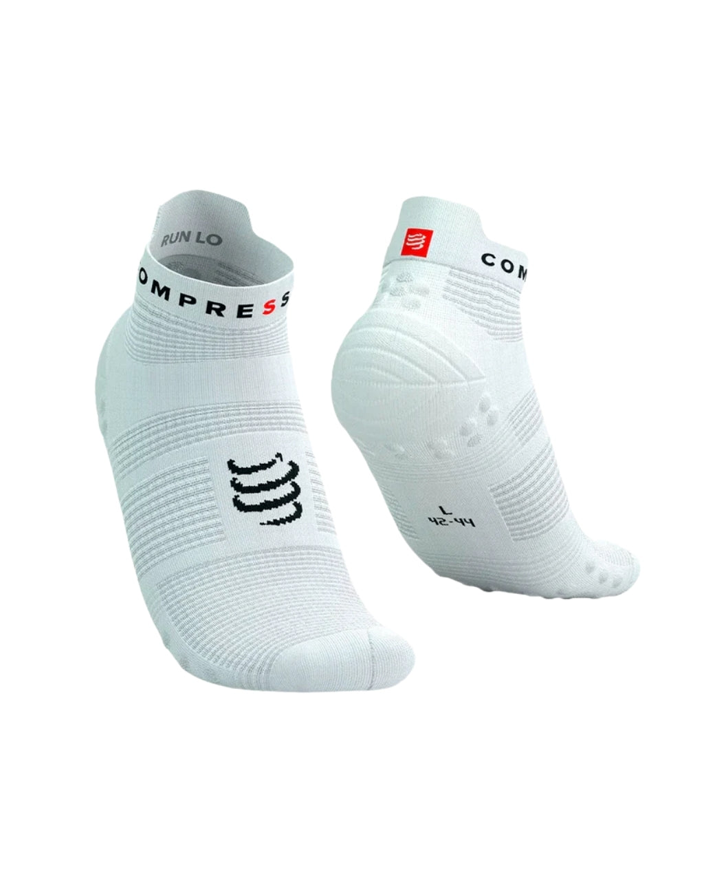 MEDIAS COMPRESSPORT PRO RACING SOCKS BLANCO - NEGRO UNISEX