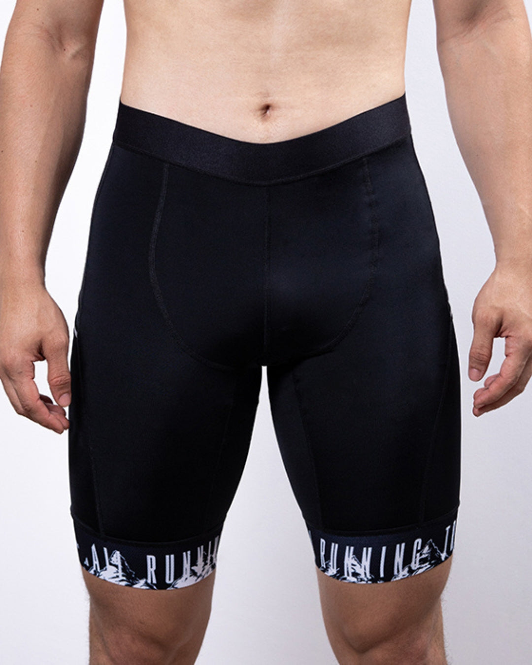 LICRA RUNNING SALMÓN PLUS NEGRA HOMBRE