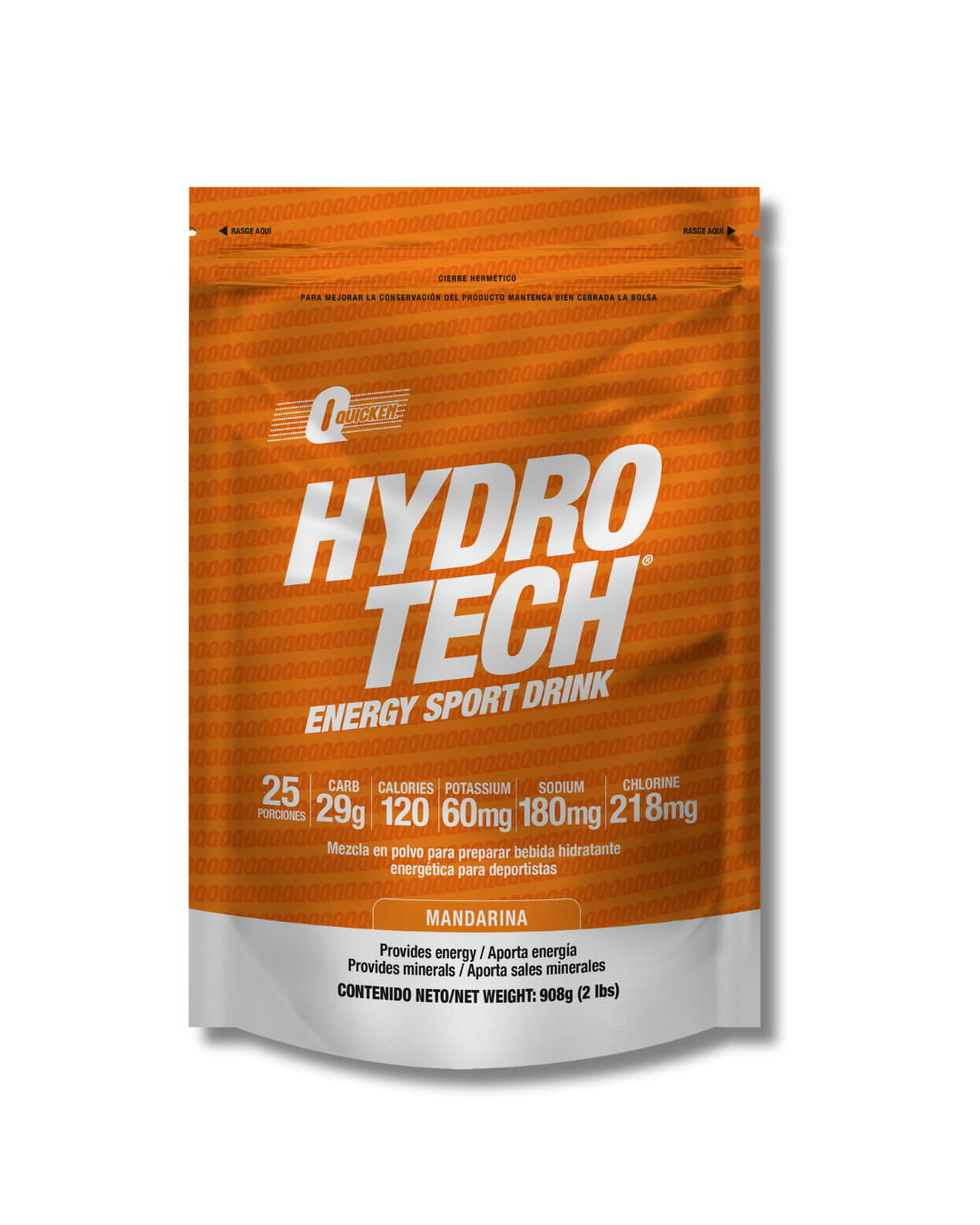 HIDRATANTE QUICKEN HYDROTECH BOLSA 908G / DIFERENTES SABORES