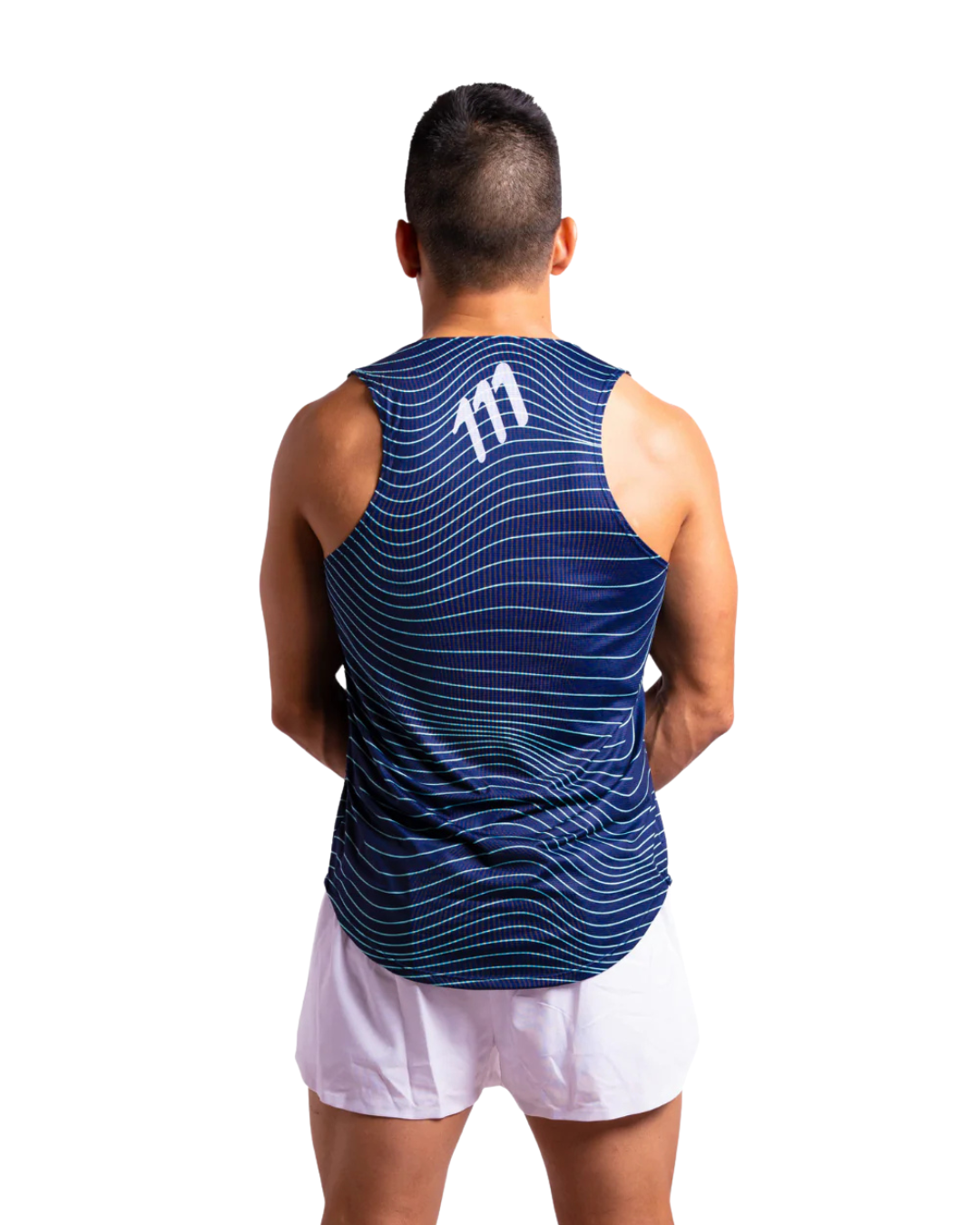 CAMISETA RUNNING 111 TANK RACER MAGNÉTICO MANGA SISA HOMBRE