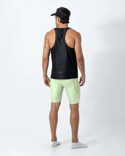CAMISETA RUNNING SAFETTI COOLMOTION NERO MANGA SISA HOMBRE