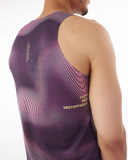 CAMISETA RUNNING ANONYMOUS SPEED VEST RUSH MANGA SISA HOMBRE