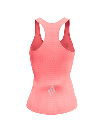 CAMISETA RUNNING 111 TANK ELITE SALMONELA MANGA SISA DAMA