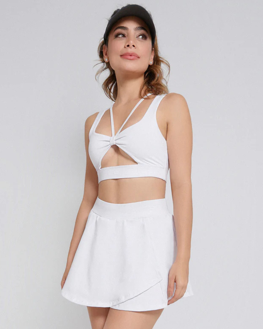 FALDA SHORT RUNNING/PADEL IDROTT BLANCA DAMA