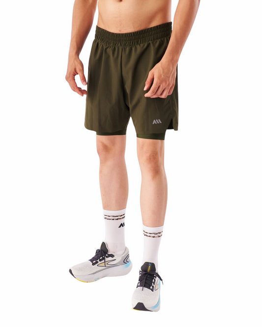PANTALONETA RUNNING ANONYMOUS PERFORMANCE VERDE HOMBRE