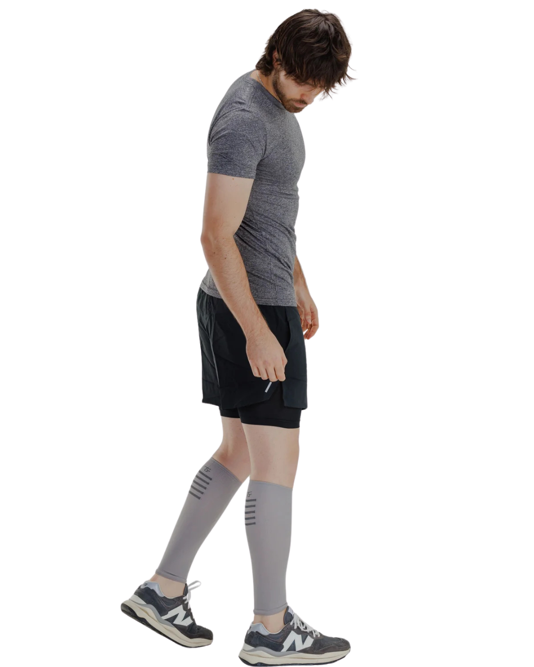 PANTORILLERAS TABA COMPRESIÓN GRIS UNISEX