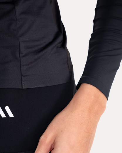 CAMISETA RUNNING ANONYMOUS PERFORMANCE LONG TEE NEGRO DAMA