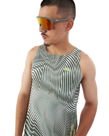 CAMISETA RUNNING ANONYMOUS SPEED VEST GARDEN  MANGA SISA HOMBRE