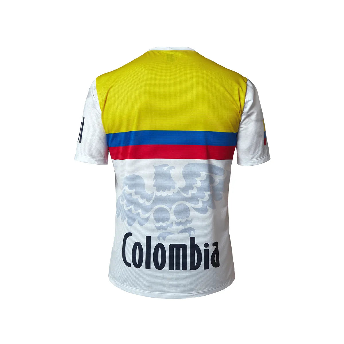CAMISETA RUNNING SUAREZ PERFORMANCE COLOMBIA BLANCO HOMBRE