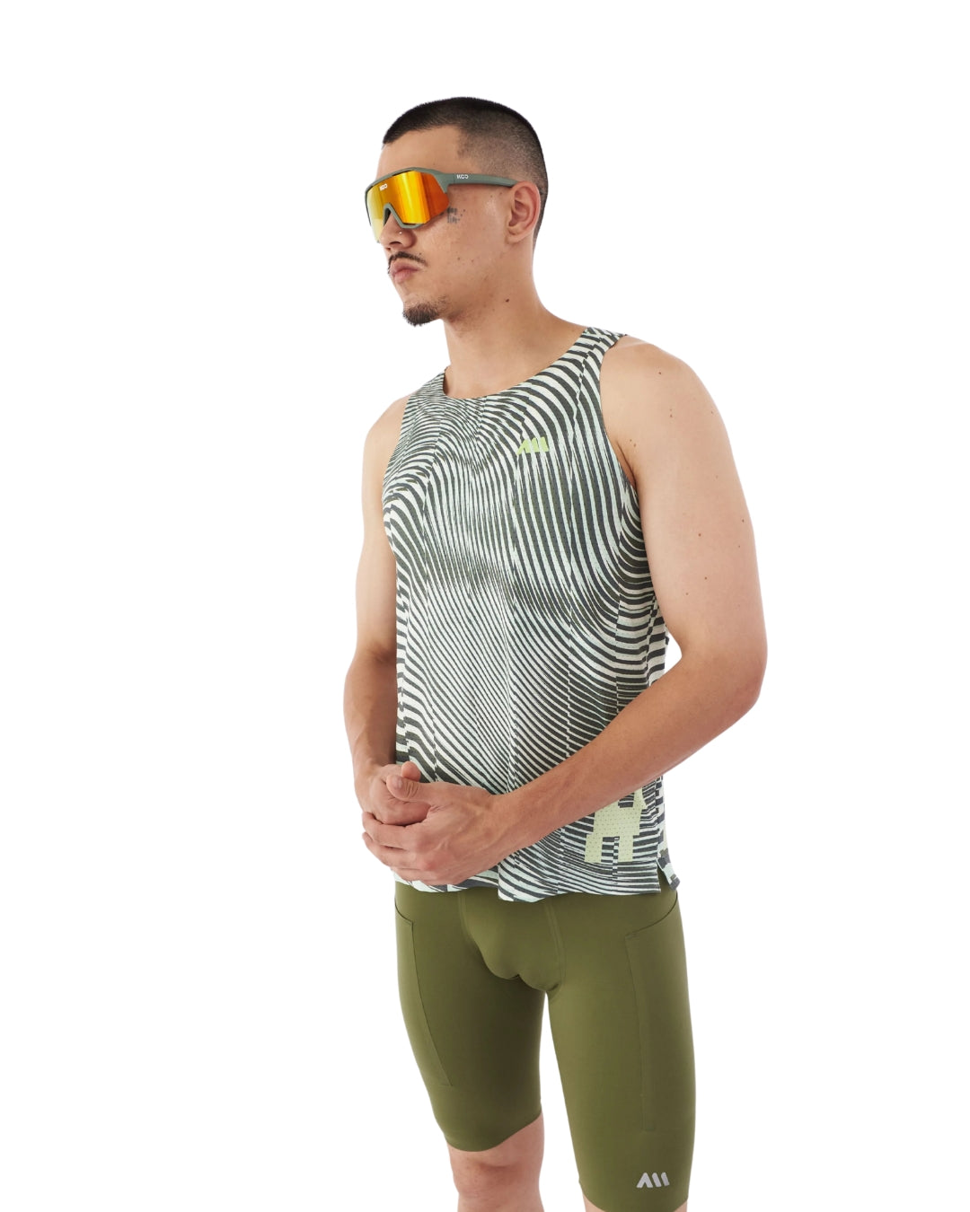 CAMISETA RUNNING ANONYMOUS SPEED VEST GARDEN  MANGA SISA HOMBRE