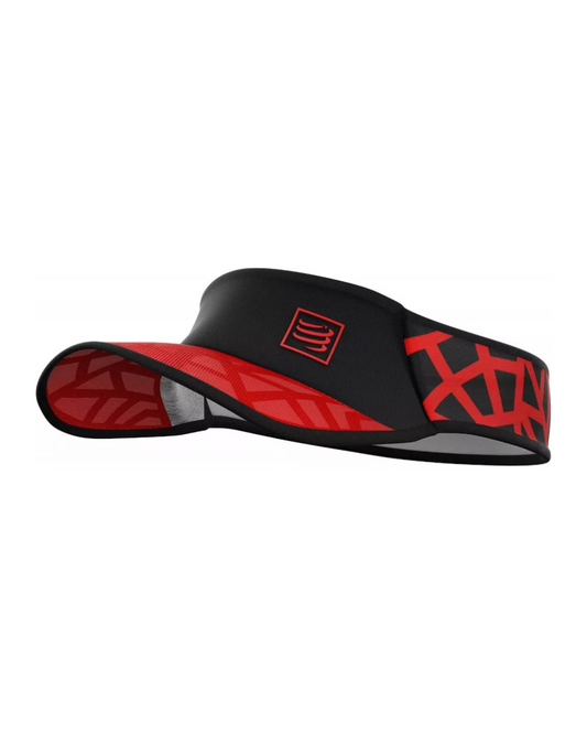 VISERA COMPRESSPORT SPIDERWEB ULTRALIGHT NEGRO/ROJO UNISEX