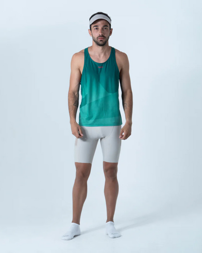 CAMISETA RUNNING SAFETTI PACER VERDE MANGA SISA HOMBRE