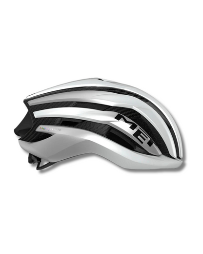 CASCO RUTA MET TRENTA 3K CARBON MIPS BLANCO SILVER