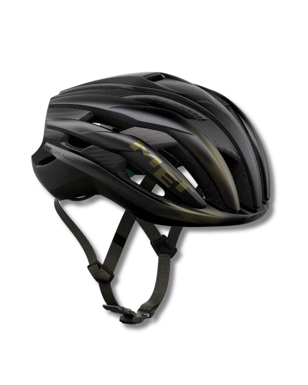 CASCO RUTA MET TRENTA 3K CARBON MIPS NEGRO/  TADEJ POGAČAR EDITION