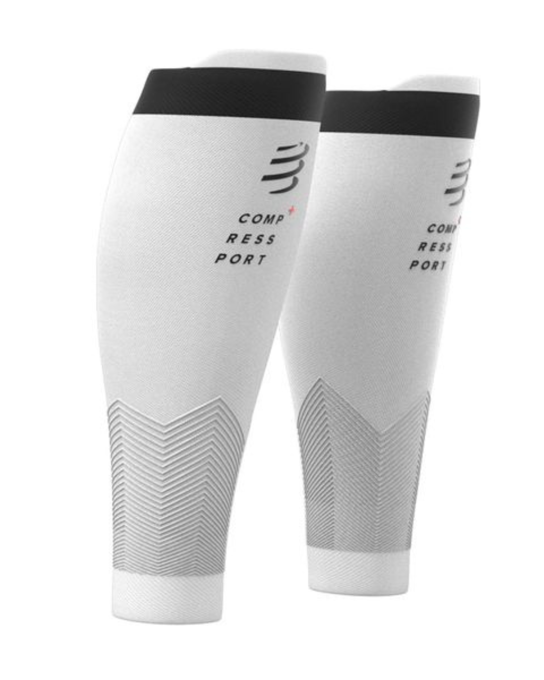 PANTORILLERAS COMPRESSPORT R2V2 / BLANCO UNISEX