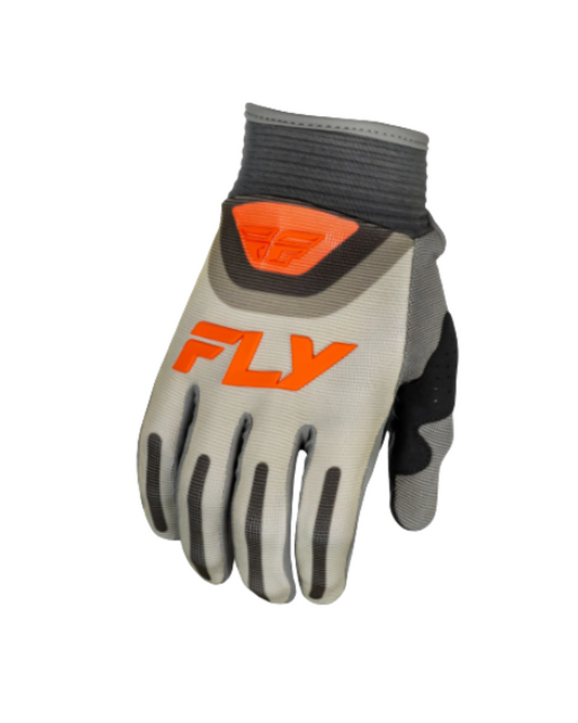GUANTES BMX KIDS FLY RACING F-16 GRIS / NARANJA UNISEX