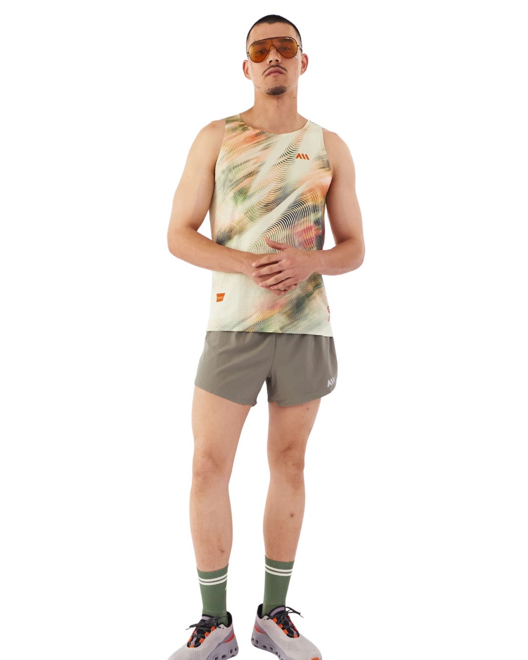 CAMISETA RUNNING ANONYMOUS SPEED VEST FLORA MANGA SISA HOMBRE