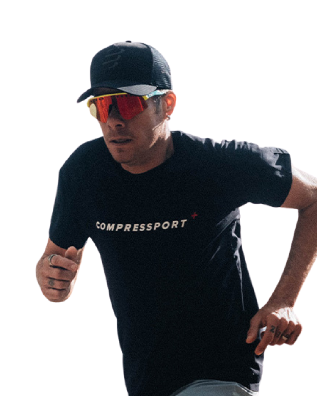 GORRA COMPRESSPORT TRUCKER NEGRA UNISEX