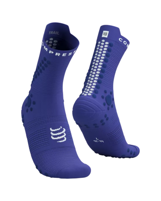 MEDIAS COMPRESSPORT PRO RACING V4.0 TRAIL - AZUL / NEGRO UNISEX