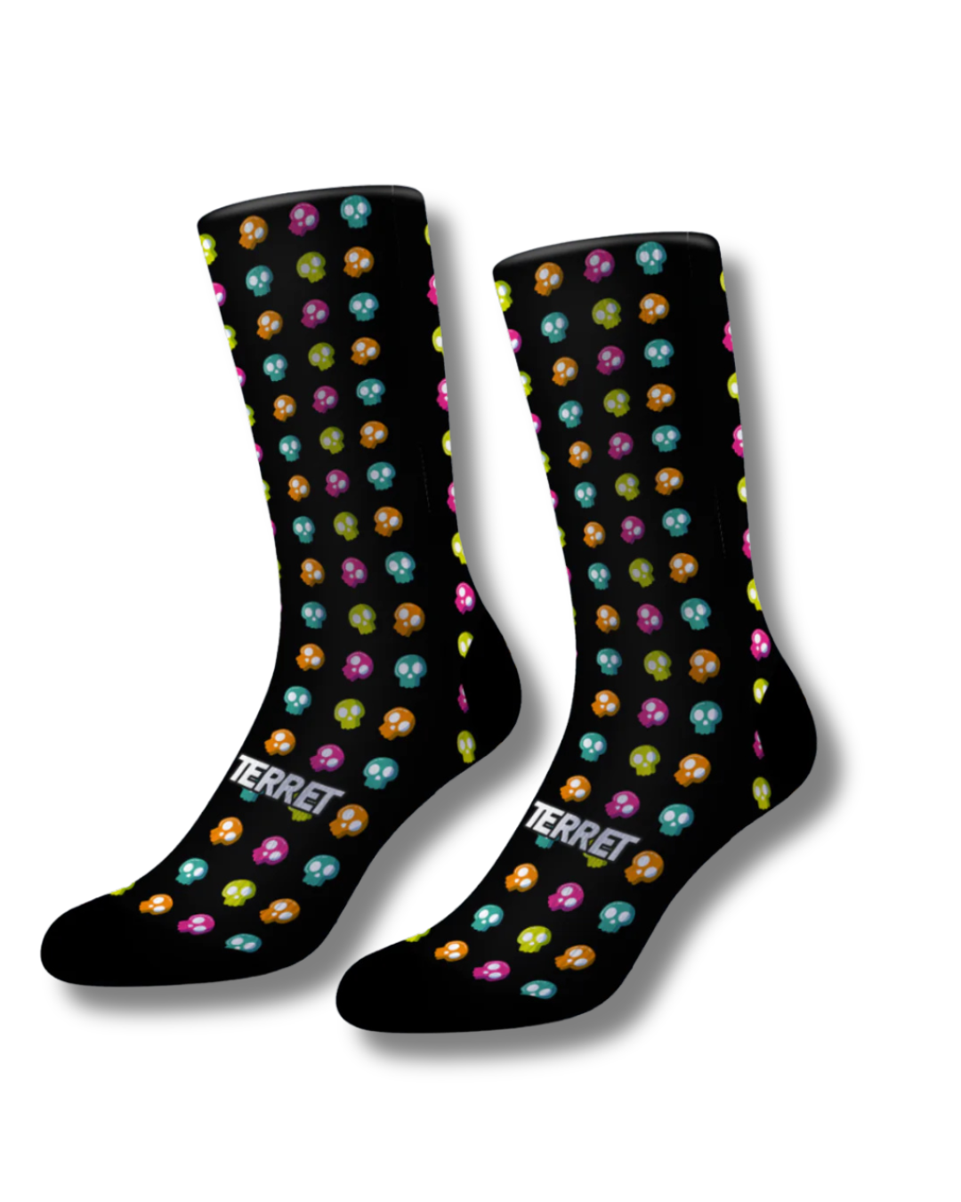 MEDIAS TERRET CON COMPRESIÓN SKULL PARTY UNISEX