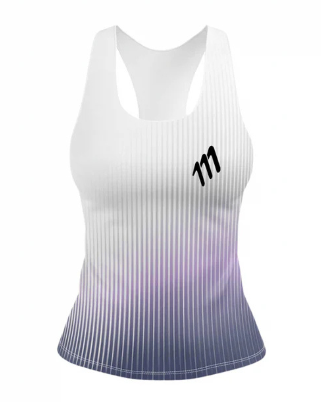 CAMISETA RUNNING 111 TANK  MANGA SISA ARÁNDANO DAMA